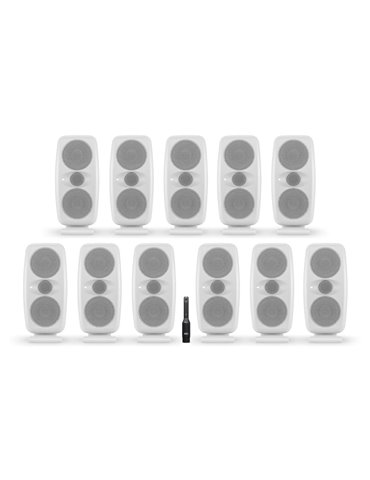 iLoud MTM MKII (11 UNIDADES - BUNDLE IMERSIVO) + MICRÓFONO DE MEDICIÓN - BLANCO