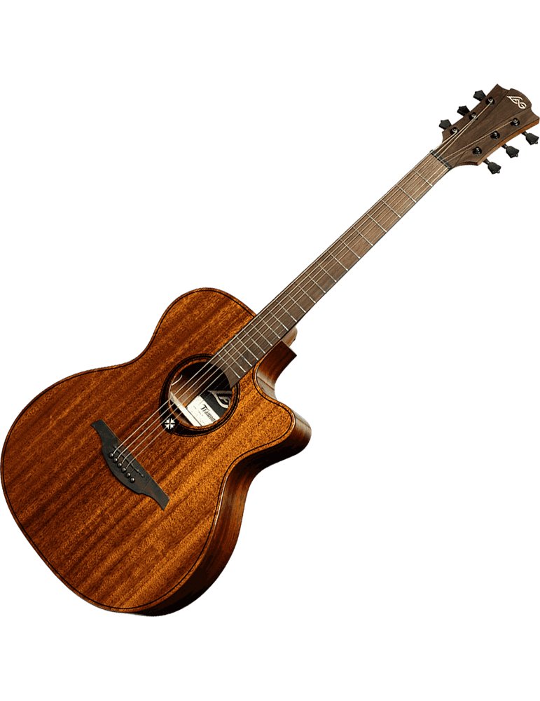 GUITARRA ACÚSTICA LÂG AUDITORIUM CUTAWAY A/E TRAMONTANE 98 - CAOBA