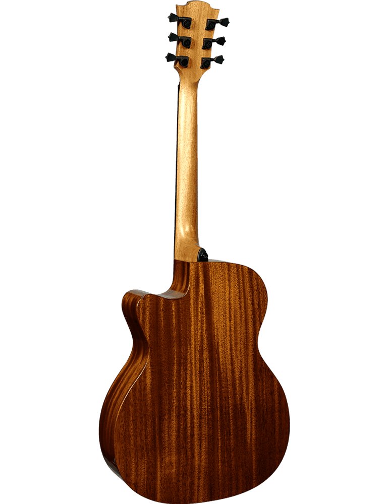 GUITARRA ACÚSTICA LÂG AUDITORIUM CUTAWAY A/E TRAMONTANE 98 - CAOBA