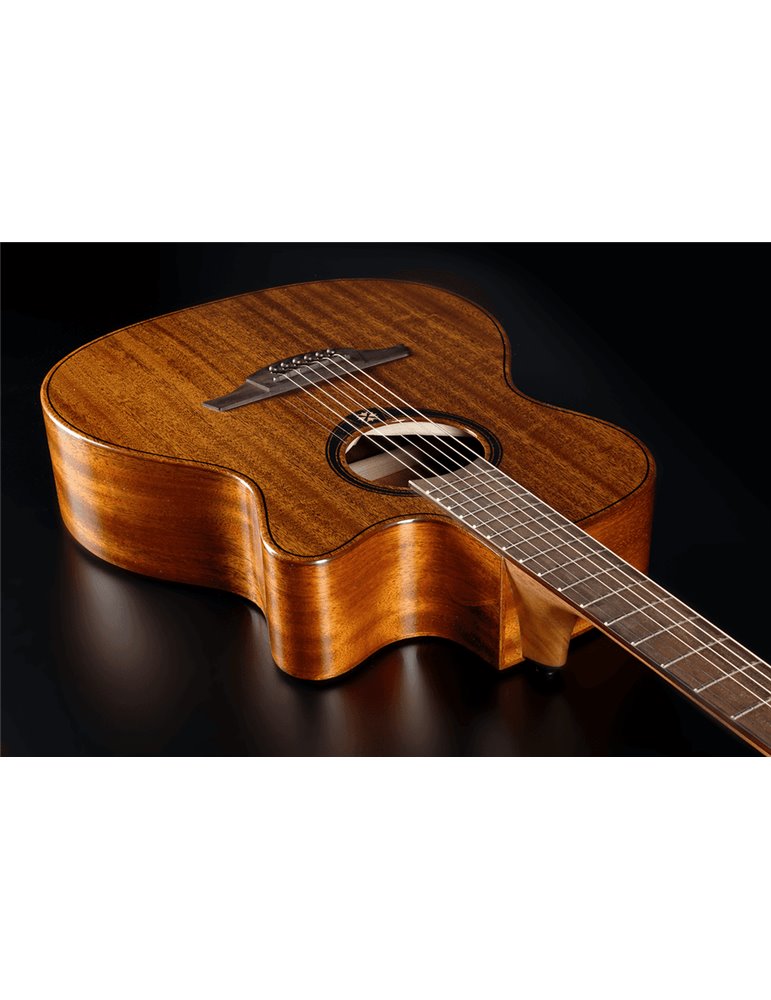GUITARRA ACÚSTICA LÂG AUDITORIUM CUTAWAY A/E TRAMONTANE 98 - CAOBA