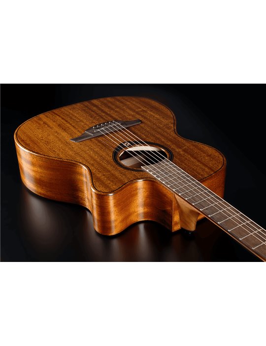 GUITARRA ACÚSTICA LÂG AUDITORIUM CUTAWAY A/E TRAMONTANE 98 - CAOBA
