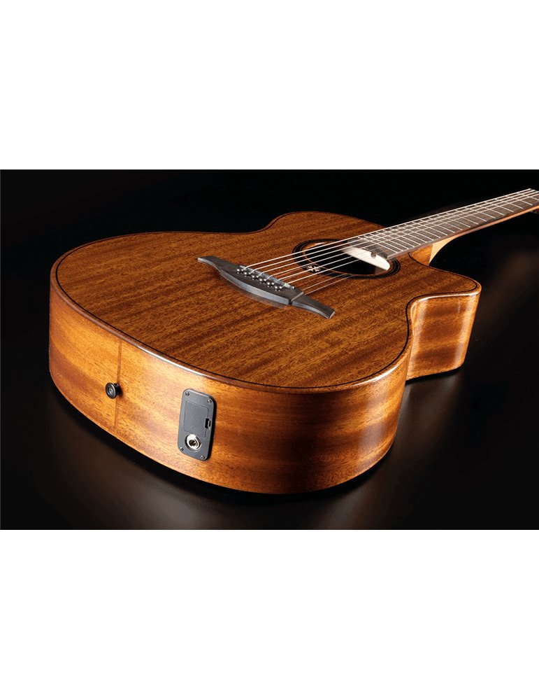 GUITARRA ACÚSTICA LÂG AUDITORIUM CUTAWAY A/E TRAMONTANE 98 - CAOBA