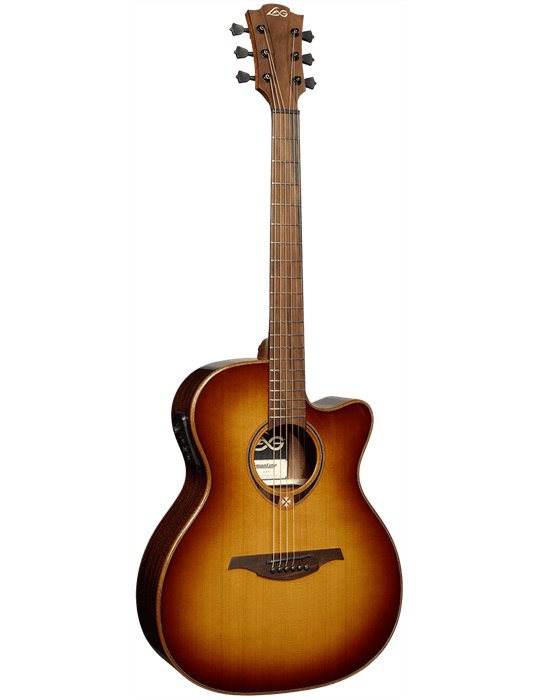 GUITARRA ACÚSTICA LÂG AUDITORIUM CUTAWAY TRAMONTANE 118 A/E - BROWN SHADOW
