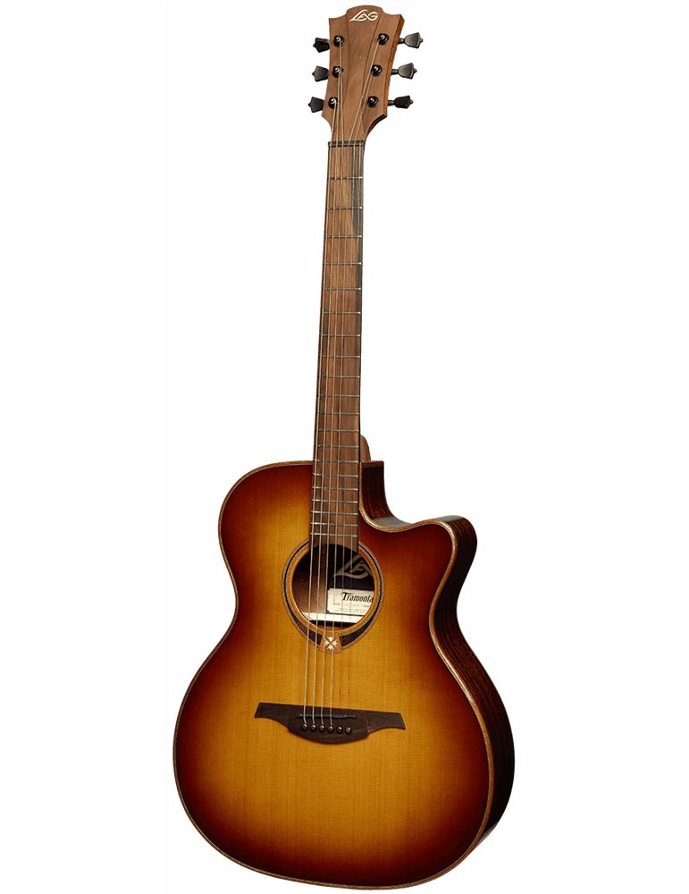 GUITARRA ACÚSTICA LÂG AUDITORIUM CUTAWAY TRAMONTANE 118 A/E - BROWN SHADOW