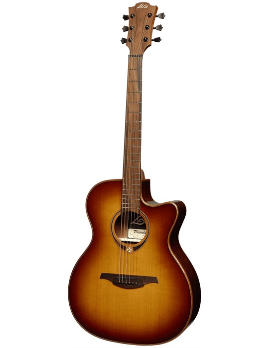 GUITARRA ACÚSTICA LÂG AUDITORIUM CUTAWAY TRAMONTANE 118 A/E - BROWN SHADOW