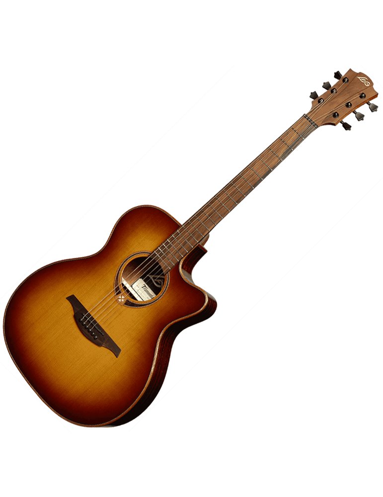 GUITARRA ACÚSTICA LÂG AUDITORIUM CUTAWAY TRAMONTANE 118 A/E - BROWN SHADOW