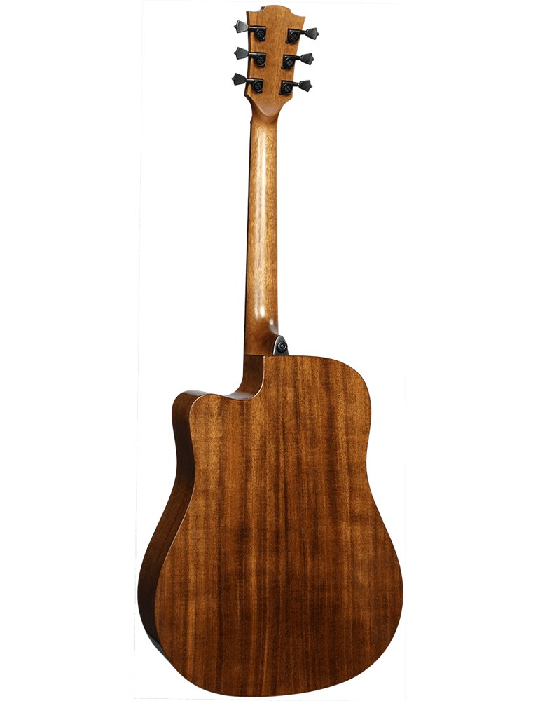 GUITARRA ACÚSTICA LAG DREADNOUGHT A/E CUTAWAY - EDICIÓN LIMITADA RED BURST