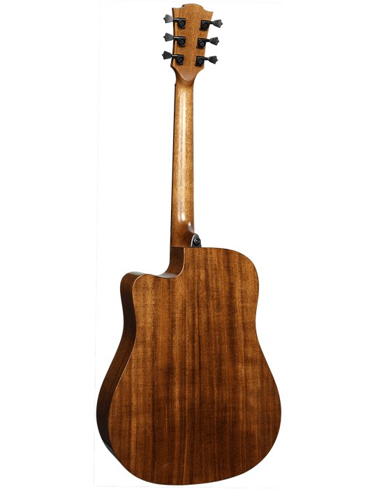 GUITARRA ACÚSTICA LAG DREADNOUGHT A/E CUTAWAY - EDICIÓN LIMITADA RED BURST