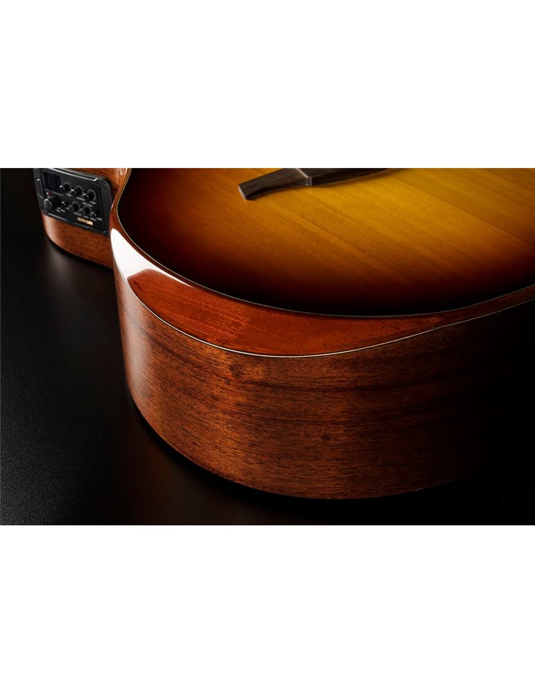 GUITARRA ACÚSTICA LAG AUDITORIUM A/E CUTAWAY - EDICIÓN LIMITADA BISEL - BROWN SHADOW