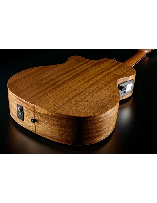 GUITARRA CLÁSICA NYLON LAG AUDITORIUM HYVIBE H2 10 A/E CUTAWAY
