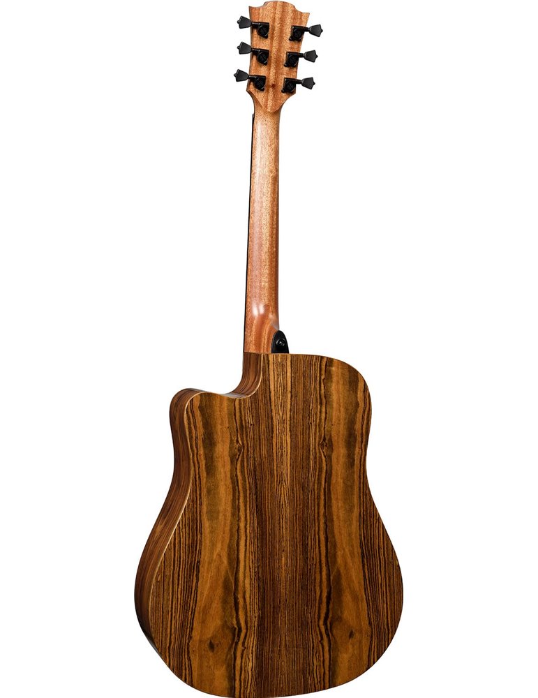 GUITARRA ACÚSTICA LAG DREADNOUGHT HYVIBE H2 30 A/E CUTAWAY