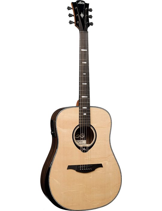 GUITARRA ACÚSTICA LAG DREADNOUGHT HYVIBE H2 50 A/E CUTAWAY