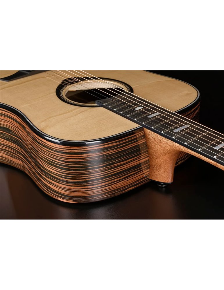GUITARRA ACÚSTICA LAG DREADNOUGHT HYVIBE H2 50 A/E CUTAWAY