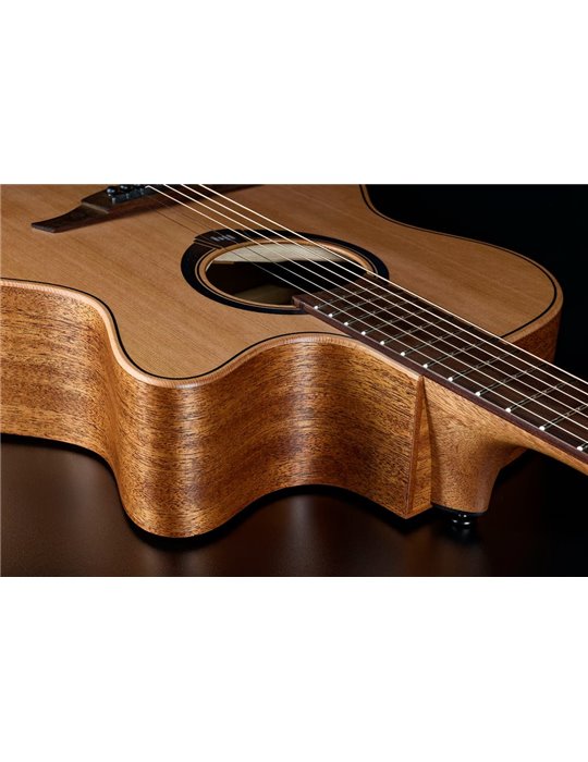 GUITARRA ACÚSTICA LAG AUDITORIUM HYVIBE H2 10 A/E CUTAWAY