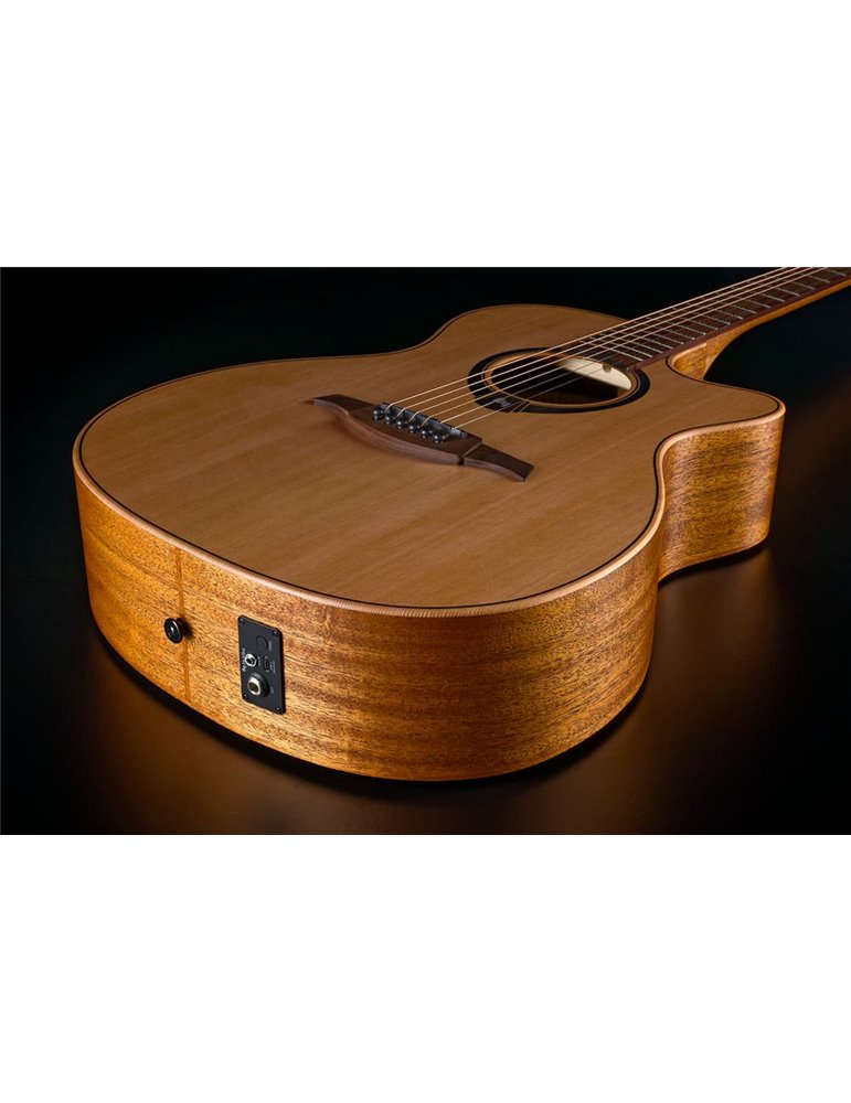 GUITARRA ACÚSTICA LAG AUDITORIUM HYVIBE H2 10 A/E CUTAWAY
