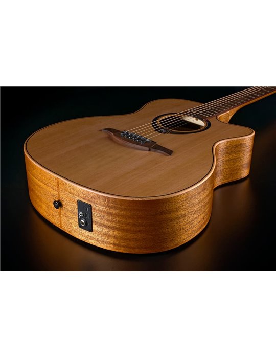 GUITARRA ACÚSTICA LAG AUDITORIUM HYVIBE H2 10 A/E CUTAWAY
