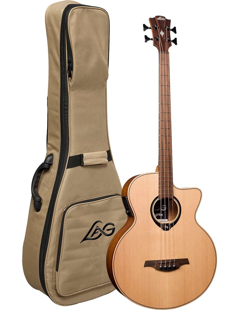 BAJO ACÚSTICO LAG JUMBO HYVIBE H2 10 A/E CUTAWAY