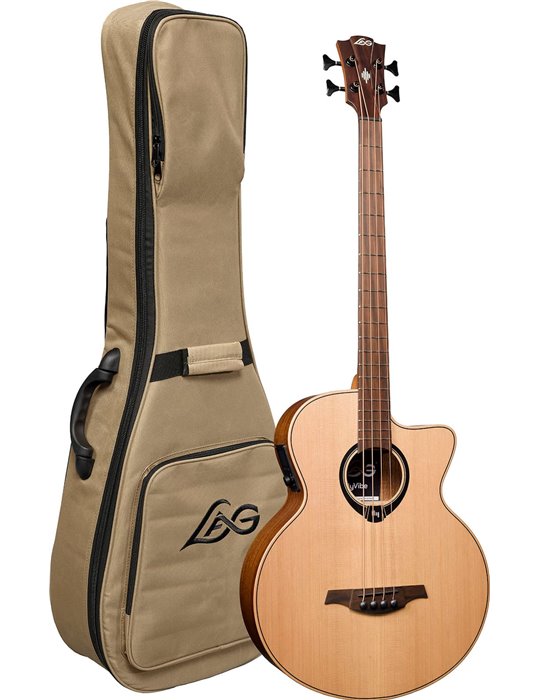 BAJO ACÚSTICO LAG JUMBO HYVIBE H2 10 A/E CUTAWAY