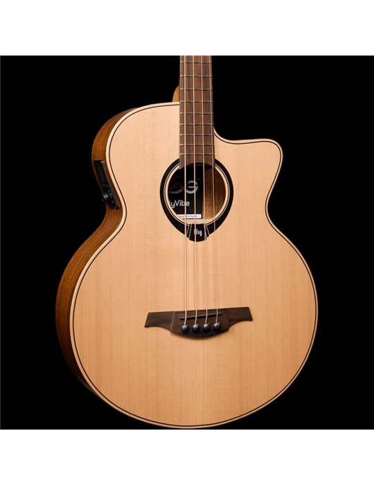 BAJO ACÚSTICO LAG JUMBO HYVIBE H2 10 A/E CUTAWAY