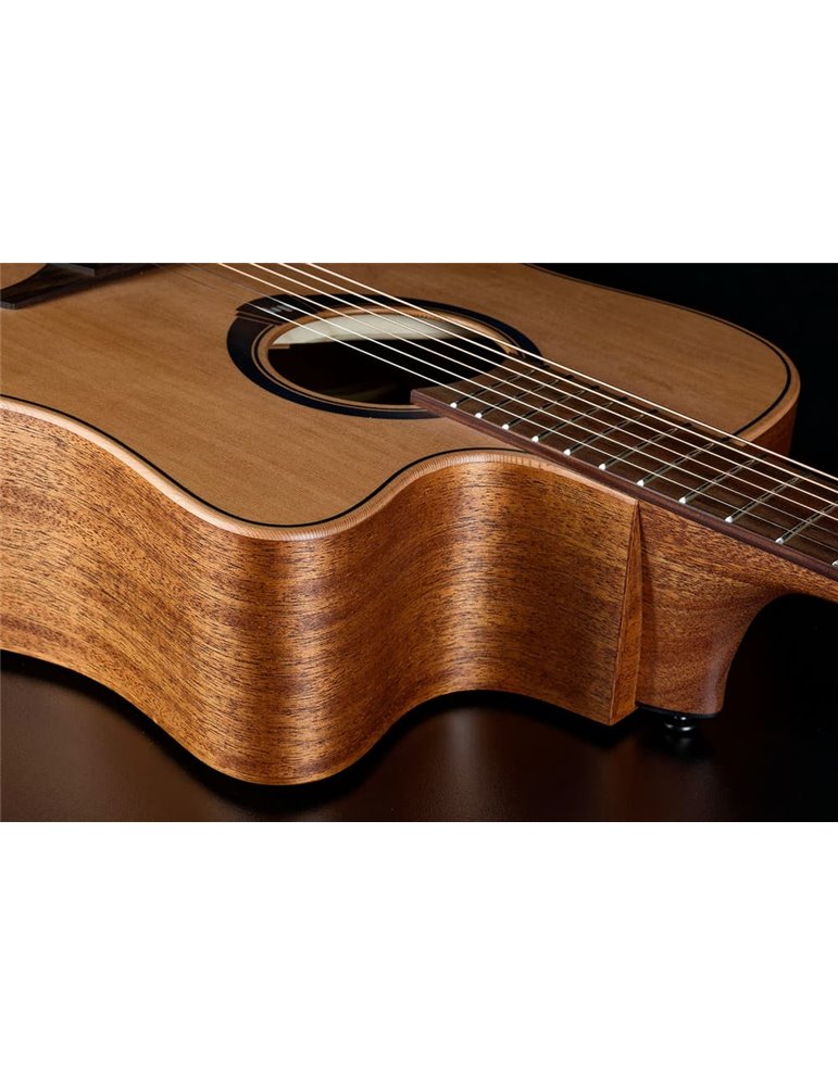 GUITARRA ACÚSTICA LAG DREADNOUGHT HYVIBE H2 10 A/E CUTAWAY