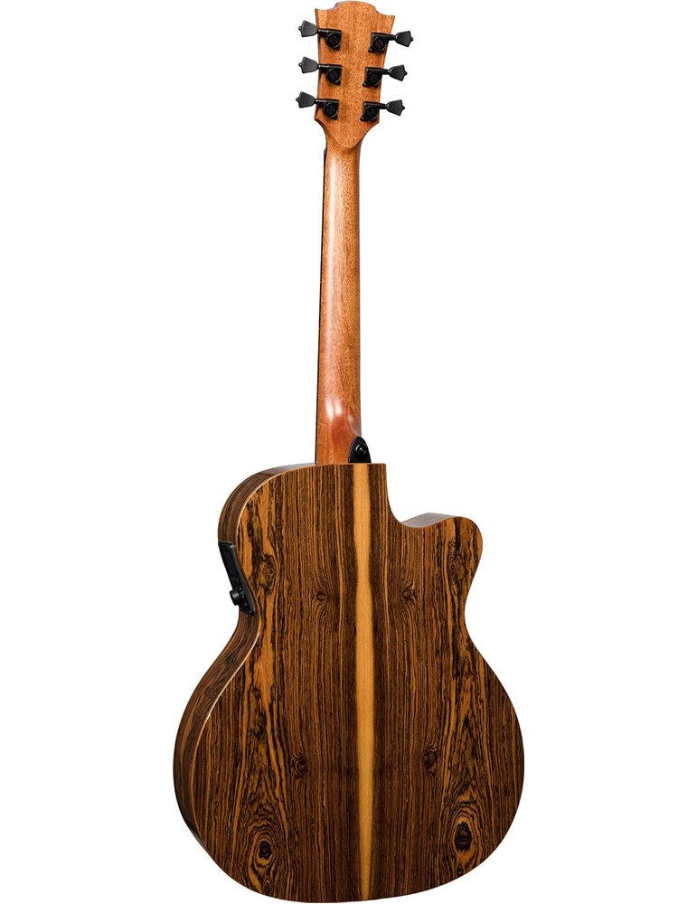 GUITARRA ACÚSTICA LAG AUDITORIUM HYVIBE H2 30 A/E CUTAWAY - ZURDOS
