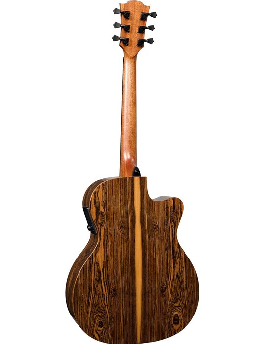 GUITARRA ACÚSTICA LAG AUDITORIUM HYVIBE H2 30 A/E CUTAWAY - ZURDOS