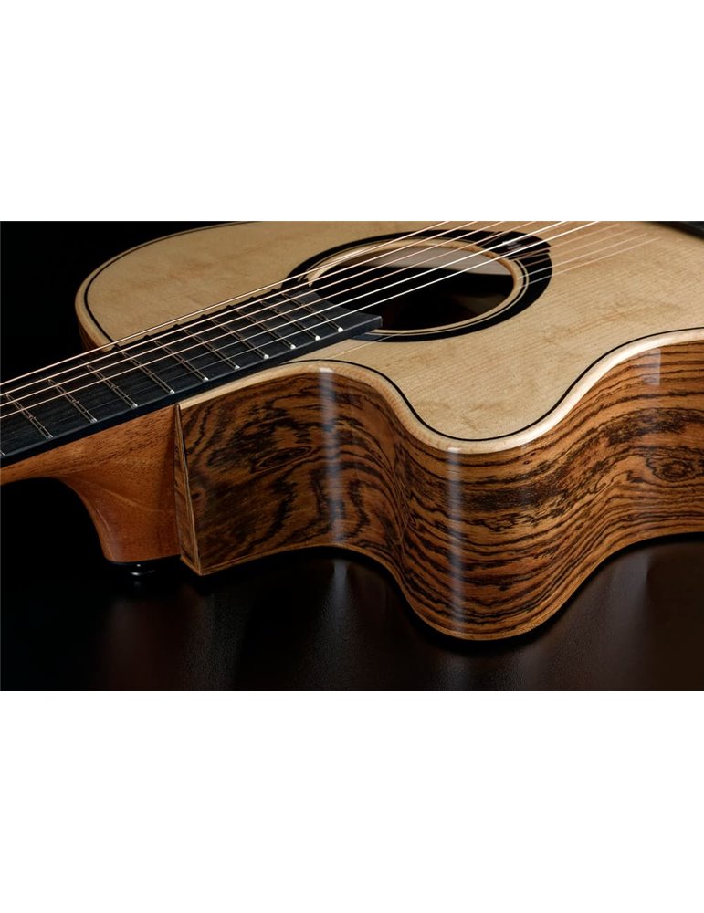 GUITARRA ACÚSTICA LAG AUDITORIUM HYVIBE H2 30 A/E CUTAWAY - ZURDOS