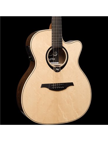GUITARRA ACÚSTICA LAG AUDITORIUM HYVIBE H2 30 A/E CUTAWAY