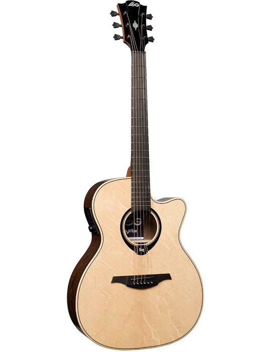 GUITARRA ACÚSTICA LAG AUDITORIUM HYVIBE H2 30 A/E CUTAWAY