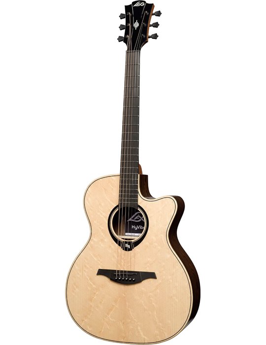 GUITARRA ACÚSTICA LAG AUDITORIUM HYVIBE H2 30 A/E CUTAWAY