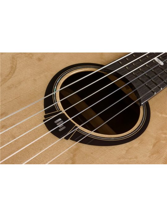 GUITARRA CLÁSICA NYLON LAG AUDITORIUM HYVIBE H2 50 A/E CUTAWAY