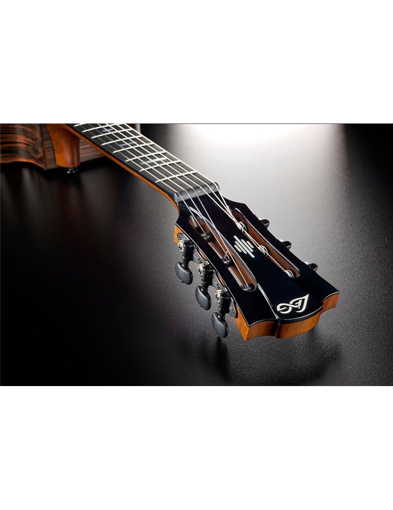 GUITARRA CLÁSICA NYLON LAG AUDITORIUM HYVIBE H2 50 A/E CUTAWAY