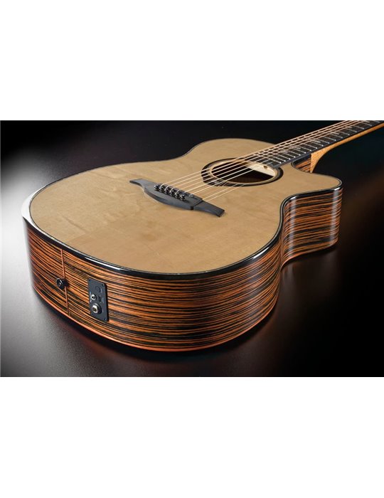 GUITARRA ACÚSTICA LAG AUDITORIUM HYVIBE H2 50 A/E CUTAWAY