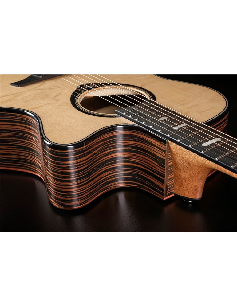 GUITARRA ACÚSTICA LAG AUDITORIUM HYVIBE H2 50 A/E CUTAWAY