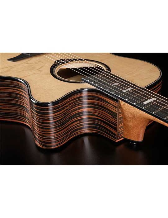 GUITARRA ACÚSTICA LAG AUDITORIUM HYVIBE H2 50 A/E CUTAWAY