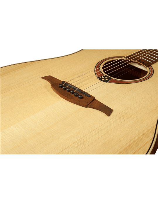 GUITARRA ACÚSTICA LÂG DREADNOUGHT TRAMONTANE 70 - NATURAL