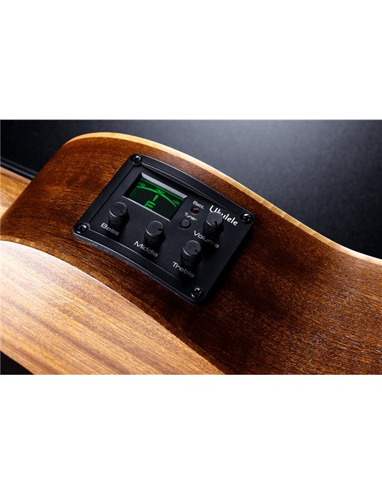 UKELELE LAG TIKI UKU MINI BASS CUTAWAY ELETROACUSTICO