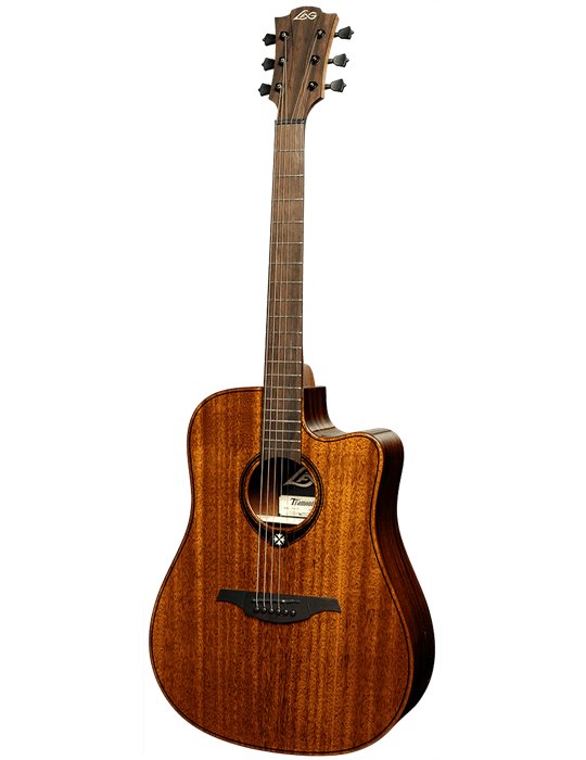 GUITARRA ACÚSTICA LÂG DREADNOUGHT CUTAWAY A/E TRAMONTANE 98 - CAOBA