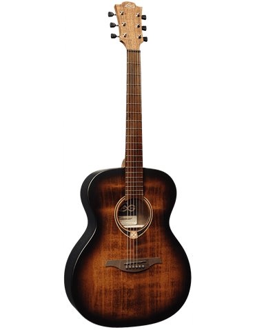 GUITARRA ACÚSTICA LÂG AUDITORIUM TRAMONTANE 70 - BLACK & BROWN 2