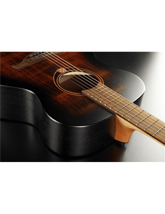GUITARRA ACÚSTICA LÂG AUDITORIUM TRAMONTANE 70 - BLACK & BROWN