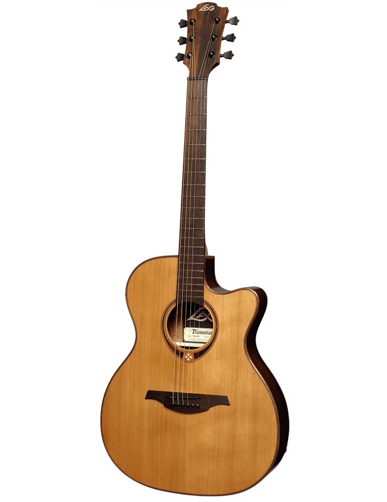 GUITARRA ACÚSTICA LÂG AUDITORIUM SLIM CUTAWAY TRAMONTANE 118 A/E - NATURAL