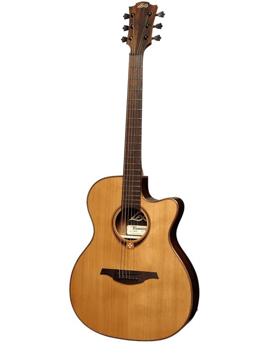 GUITARRA ACÚSTICA LÂG AUDITORIUM SLIM CUTAWAY TRAMONTANE 118 A/E - NATURAL