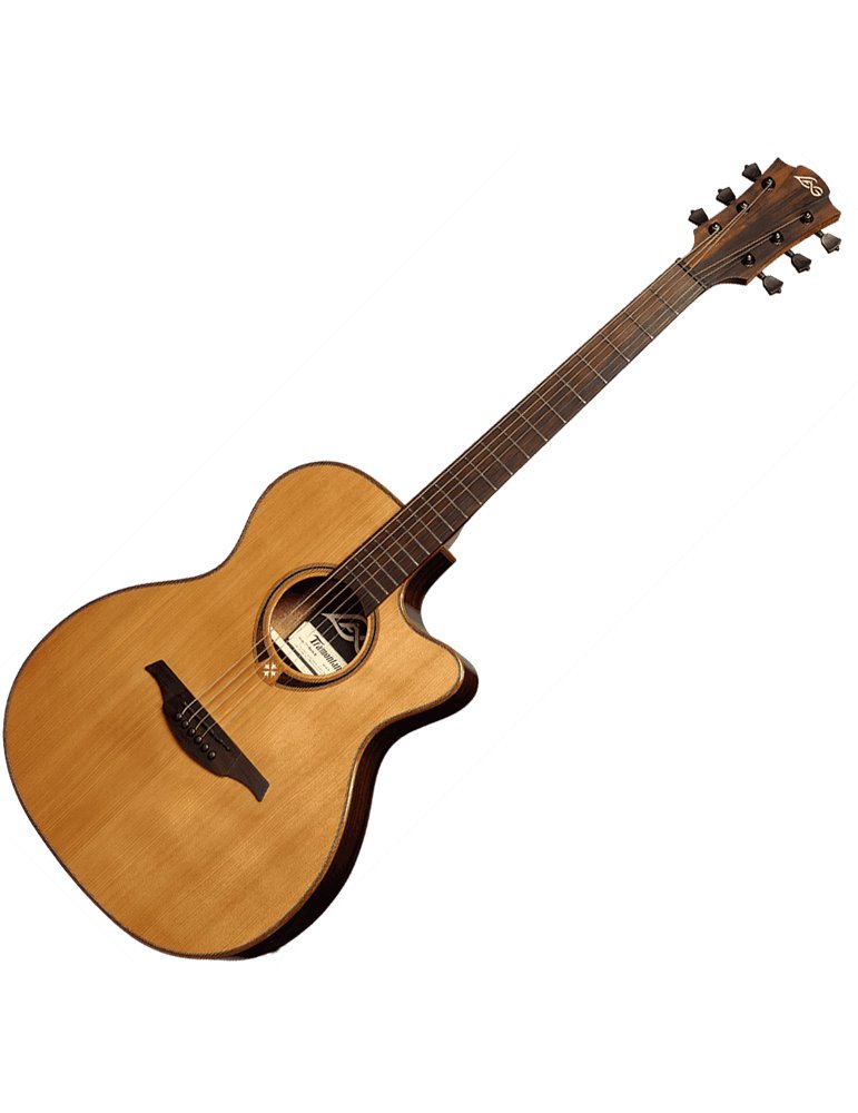 GUITARRA ACÚSTICA LÂG AUDITORIUM SLIM CUTAWAY TRAMONTANE 118 A/E - NATURAL