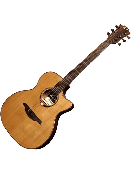 GUITARRA ACÚSTICA LÂG AUDITORIUM SLIM CUTAWAY TRAMONTANE 118 A/E - NATURAL