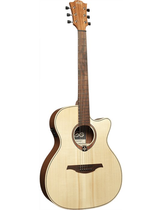 GUITARRA ACÚSTICA LÂG AUDITORIUM CUTAWAY TRAMONTANE 70 A/E - NATURAL