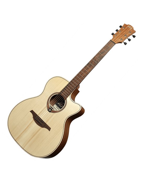 GUITARRA ACÚSTICA LÂG AUDITORIUM CUTAWAY TRAMONTANE 70 A/E - NATURAL