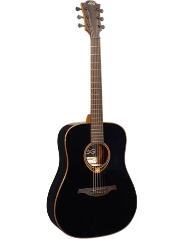GUITARRA ACÚSTICA LÂG DREADNOUGHT TRAMONTANE 118 - NEGRA 2