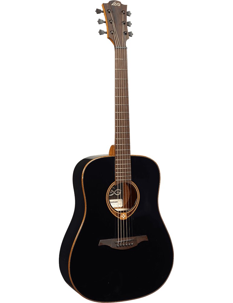 GUITARRA ACÚSTICA LÂG DREADNOUGHT TRAMONTANE 118 - NEGRA