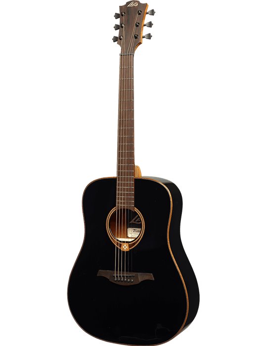 GUITARRA ACÚSTICA LÂG DREADNOUGHT TRAMONTANE 118 - NEGRA