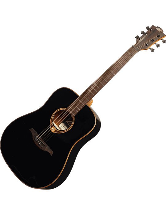 GUITARRA ACÚSTICA LÂG DREADNOUGHT TRAMONTANE 118 - NEGRA